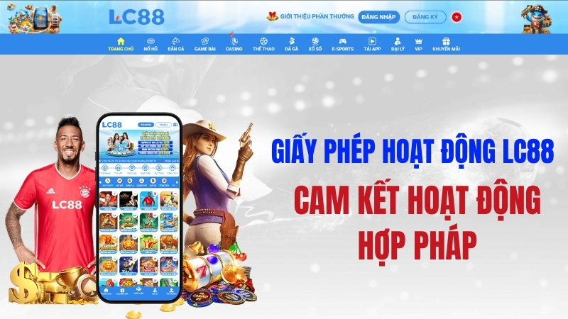 Giấy Phép Hoạt Động LC88 – Cấp Phép PAGCOR & Curacao Gaming