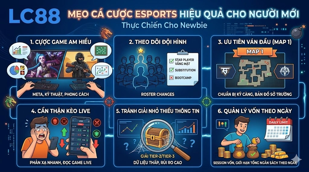 Esports LC88 – Cá Cược Thể Thao Điện Tử Hấp Dẫ