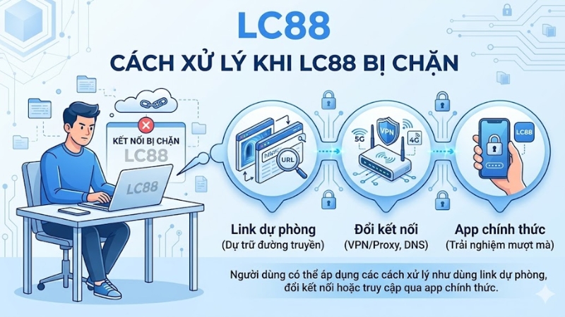 LC88 Không Vào Được 2026 – Nguyên Nhân Và Cách Xử Lý