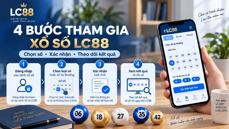 Cách Chơi Xổ Số LC88: Hướng Dẫn Từng Bước Cho Người Mới