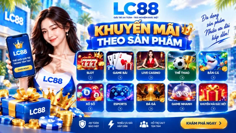 Khuyến Mãi LC88 – Cập Nhật Chương Trình Ưu Đãi