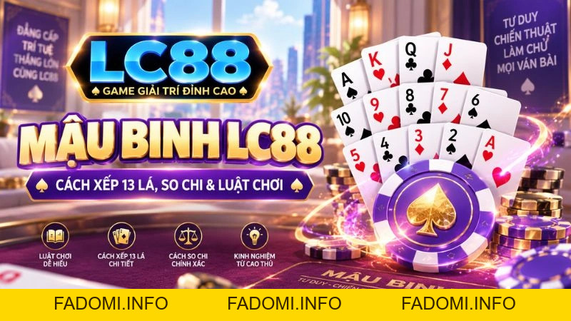 Mậu Binh LC88 – Hướng Dẫn Xếp 3 Chi Và So Bài
